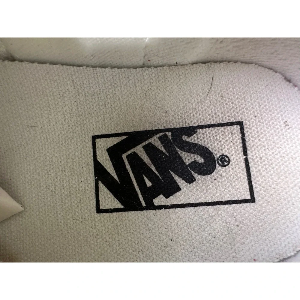 Vans Atwood Low White Canvas Skate‎ Shoes Mens Size 8.5 Casual Low Top Sneakers